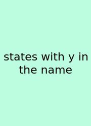 States With Y In The Name