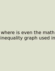 Where Is Even The Math Inequality Graph Used In